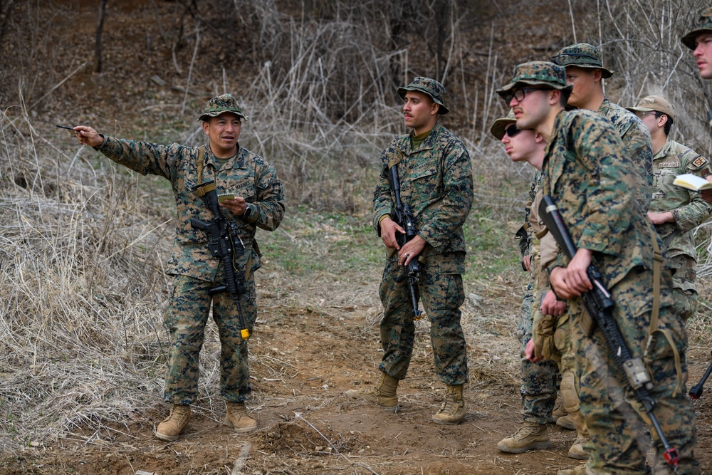 MWSS-171 Marines partner with 8th Security Forces Airmen for field training in South Korea