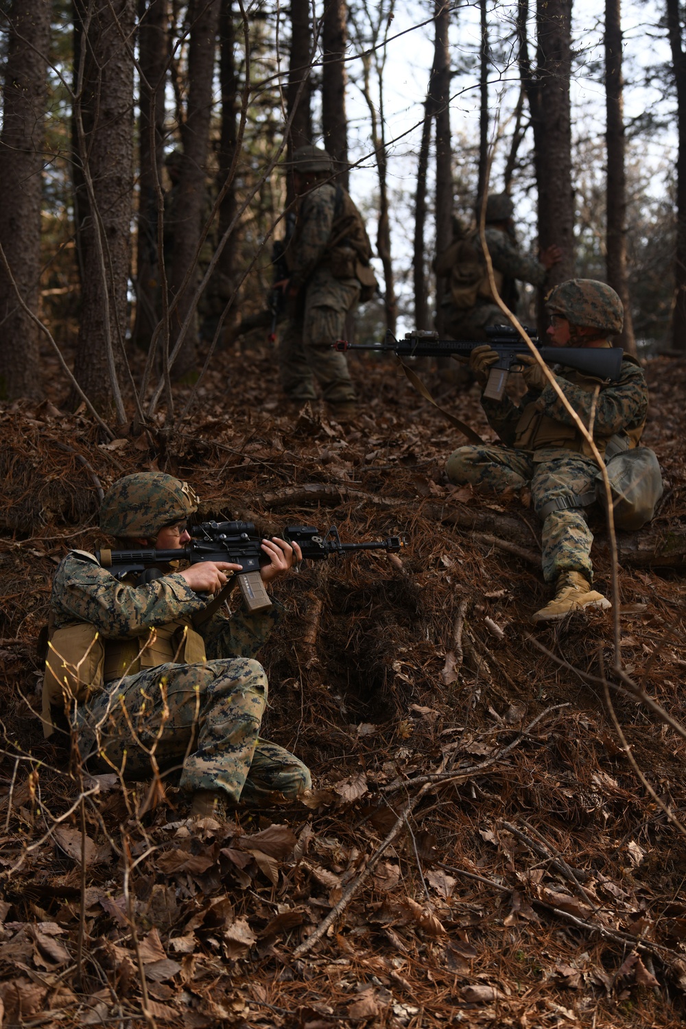 MWSS-171 Marines partner with 8th Security Forces Airmen for field training in South Korea