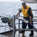 USS Ronald Reagan (CVN 76) Sailors test the torpedo countermeasure system