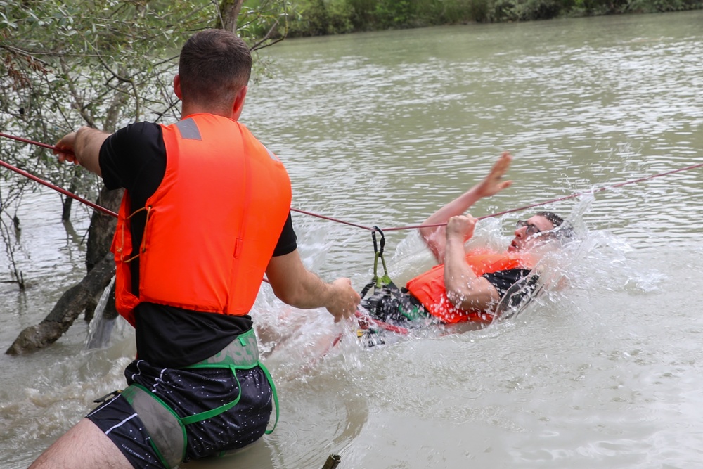 New Jersey, New York Guard completes OCS FLX with Albanian Cadets