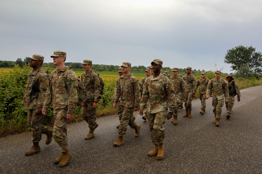 New Jersey, New York Guard completes OCS FLX with Albanian Cadets