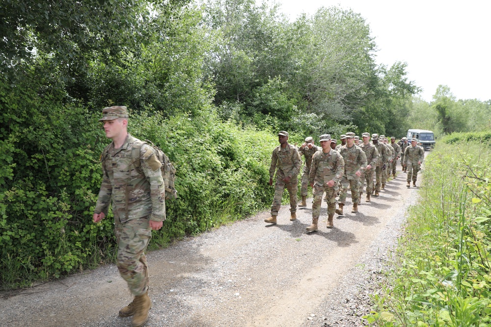 New Jersey, New York Guard completes OCS FLX with Albanian Cadets