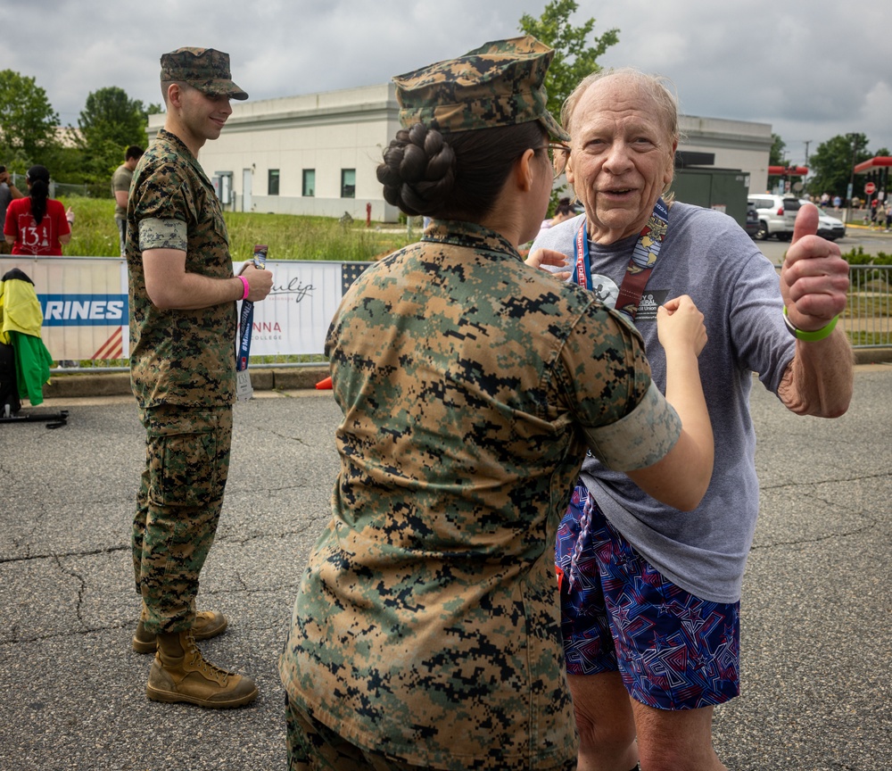 17th Annual Marine Corps Historic Half Marathon Finish Line