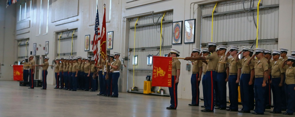 Headquarters and Service Battalion Change of Command and Retirement Ceremony
