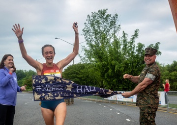 First place woman runner finishes Historic Half with surprise
