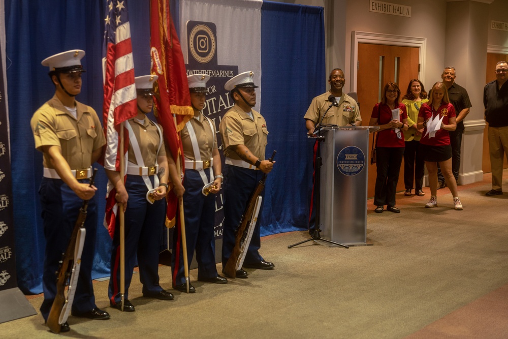 The 17th annual Marine Corps Historic Half Ribbon Ceremony