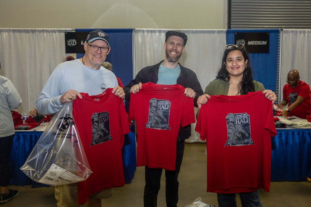 The 17th annual Marine Corps Historic Half Packet Pick-Up