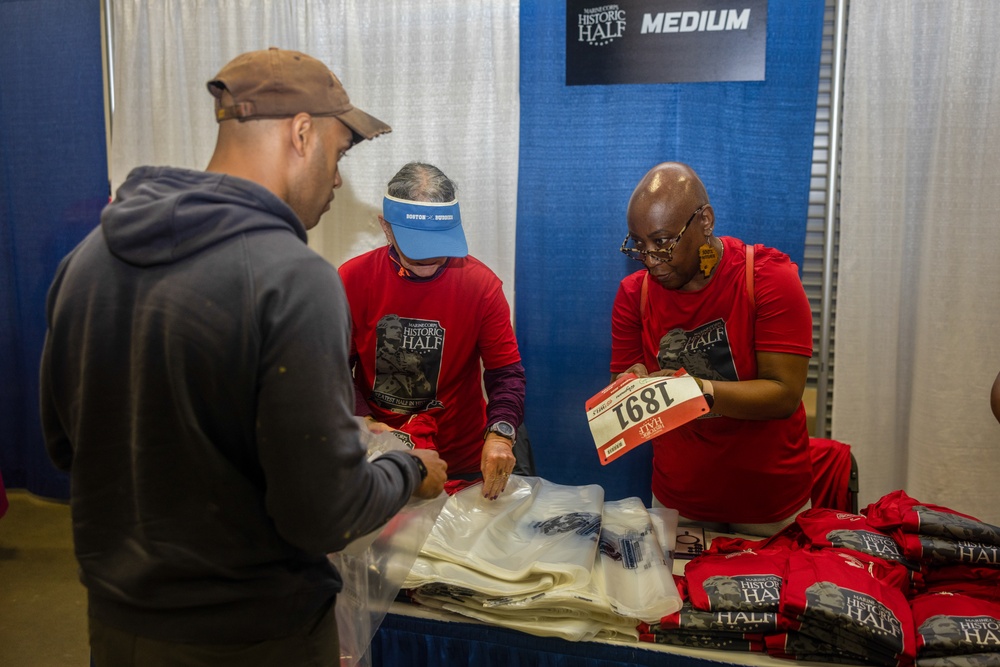 The 17th annual Marine Corps Historic Half Packet Pick-Up