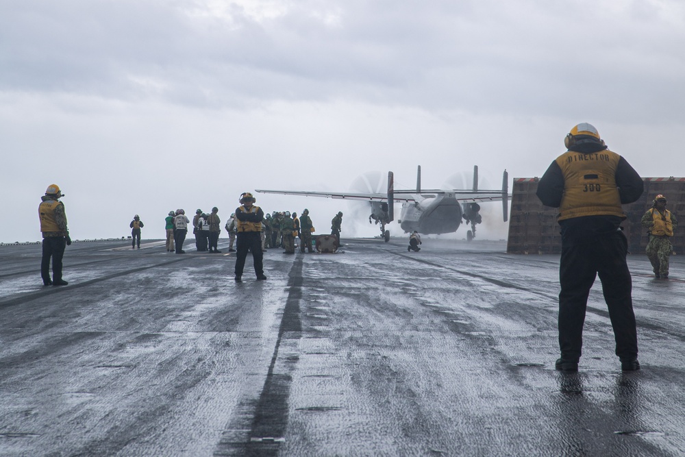 USS Ronald Reagan (CVN 76) conducts flight operations