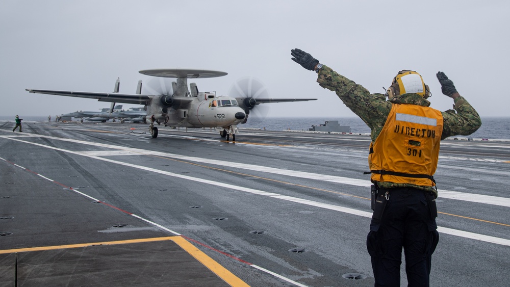 USS Ronald Reagan (CVN 76) conducts flight operations