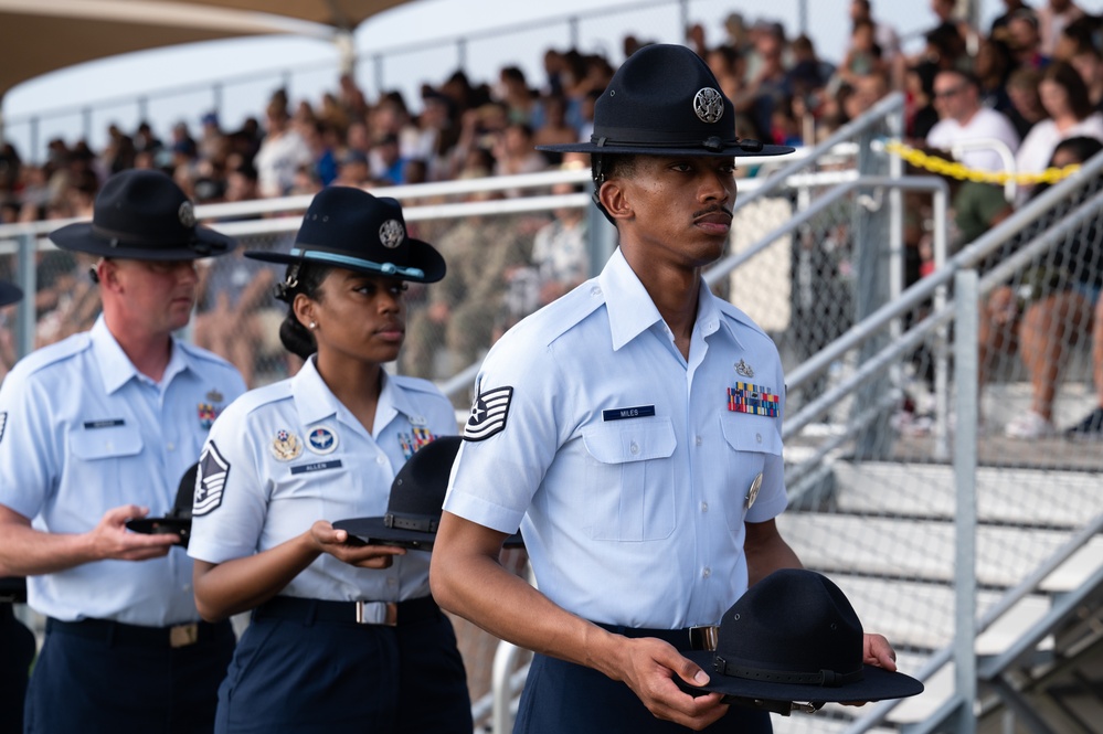 USAF Basic Military Training Graduation Ceremony --09May2024