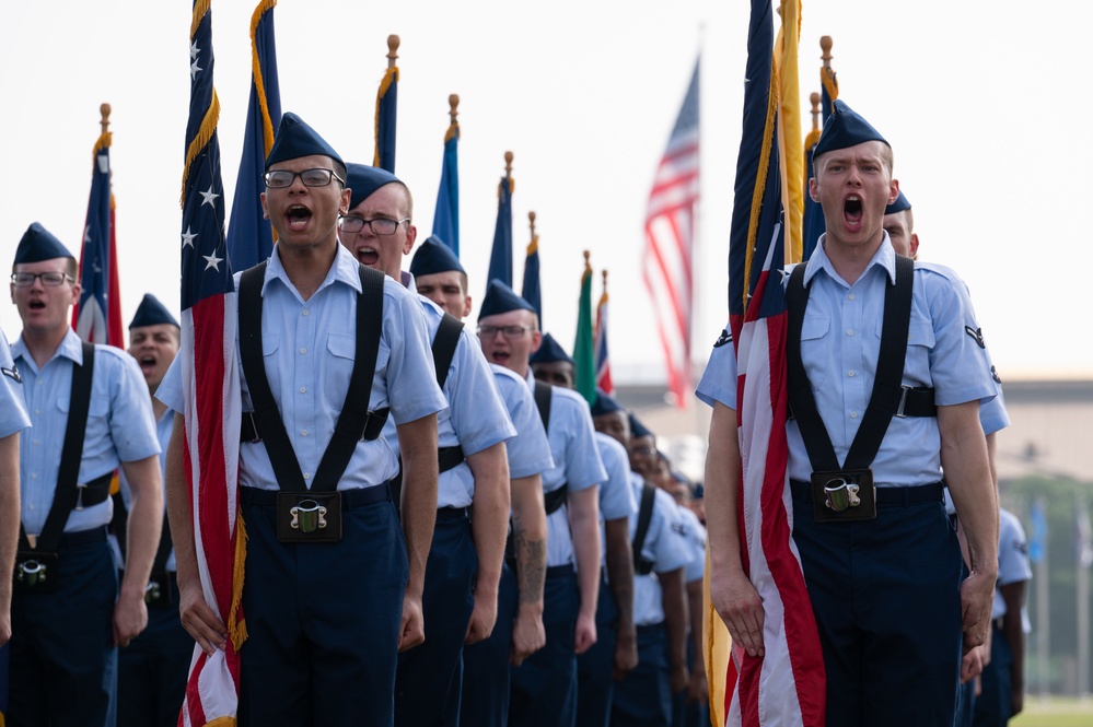 USAF Basic Military Training Graduation Ceremony --09May2024