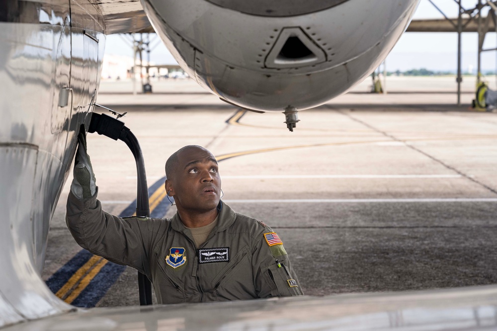 Last T-1 Pilot Instructor Training Flight at JBSA-Randolph