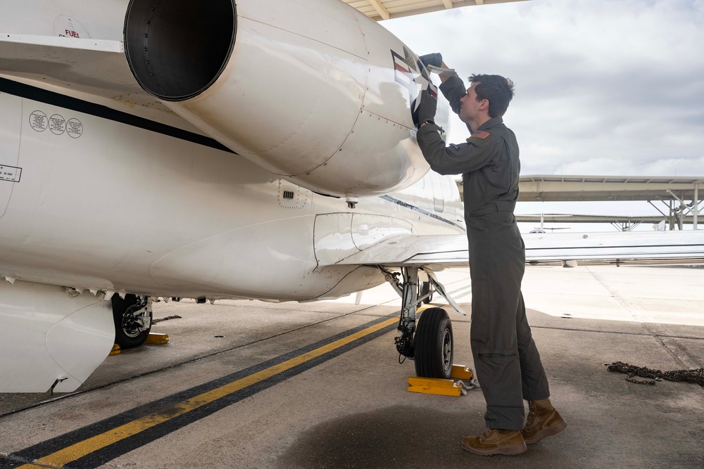 Last T-1 Pilot Instructor Training Flight at JBSA-Randolph