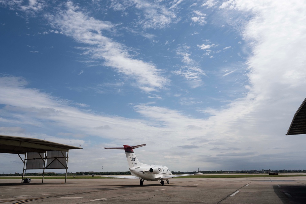 Last T-1 Pilot Instructor Training Flight at JBSA-Randolph