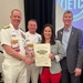 Allison Cantu Displays Honorary SEABEE Achievement