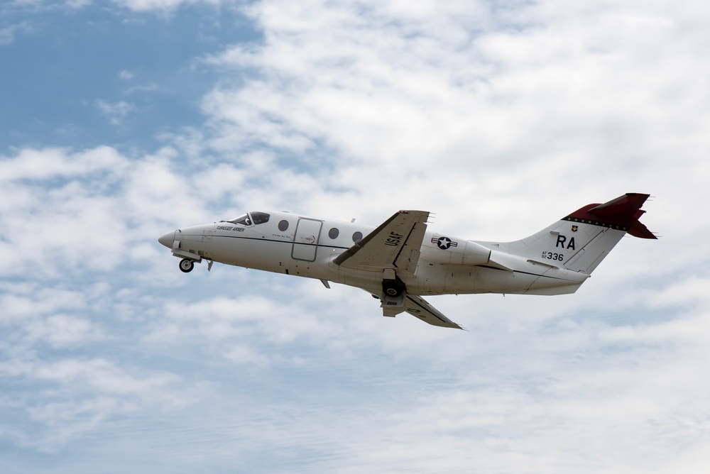 Last T-1 Pilot Instructor Training Flight at JBSA-Randolph