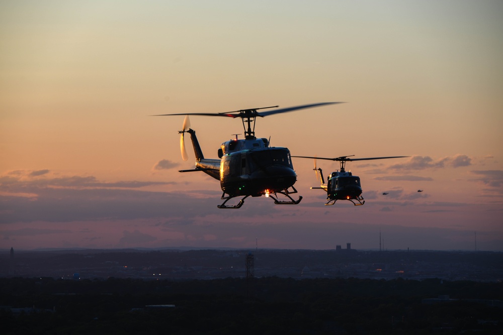 1st Helicopter Squadron showcases airpower for Washington Nationals’ Military Appreciation Day