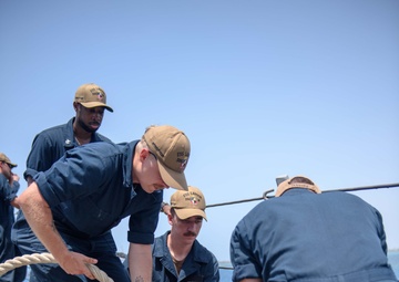 USS Laboon (DDG 58) Conducts a Sea and Anchor Evolution in the U.S. 5th Fleet Area of Operations