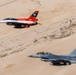 X-62A VISTA flies over Edwards AFB