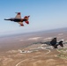 X-62A VISTA flies over Edwards AFB