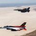 X-62A VISTA flies over Edwards AFB