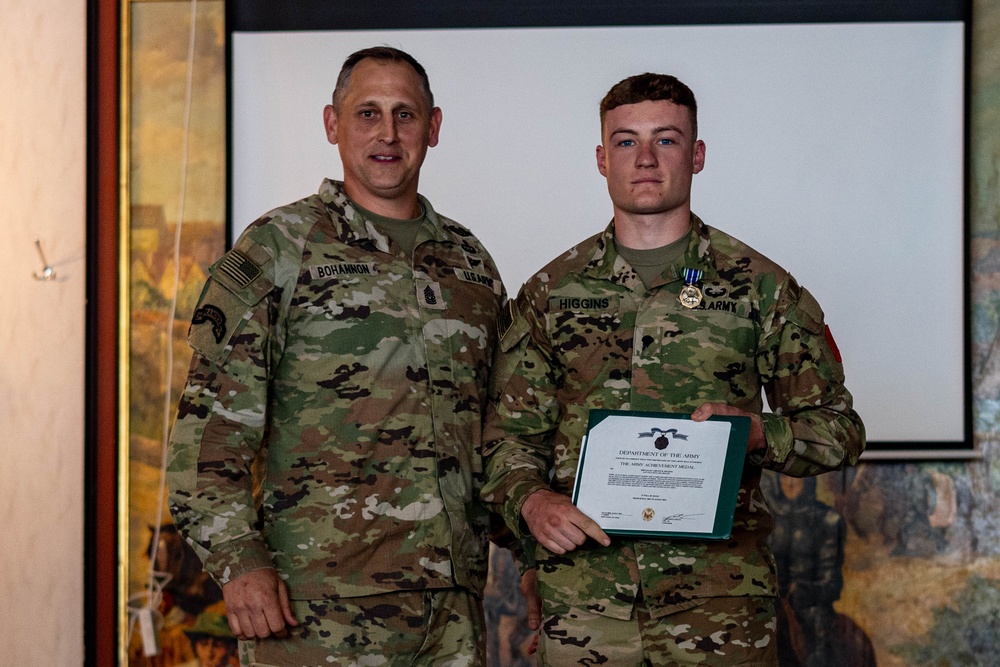 V Corps Best Squad Competition Award Ceremony