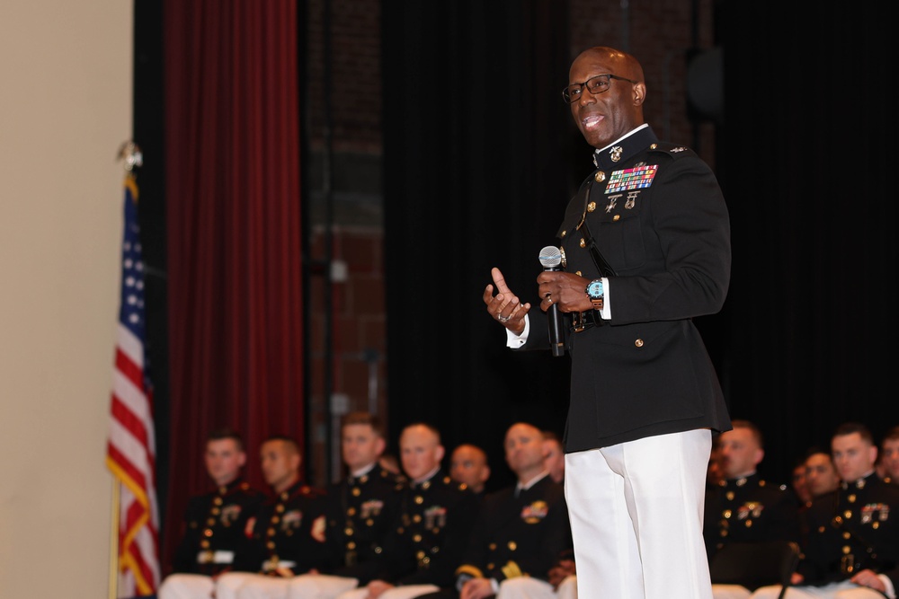 Officers graduate with Alpha Company, TBS