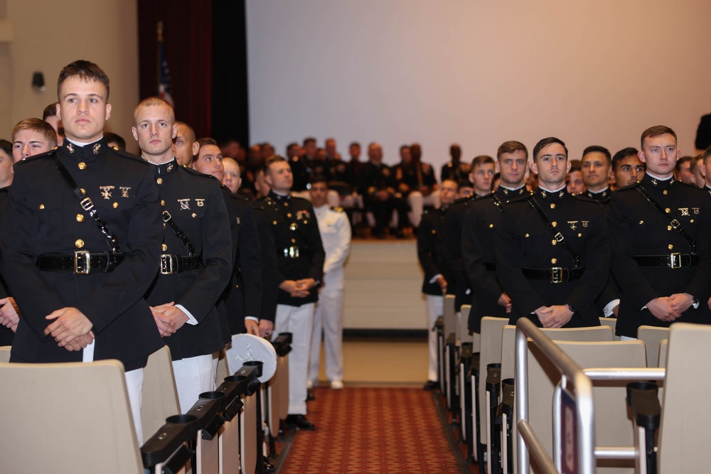 Officers graduate with Alpha Company, TBS