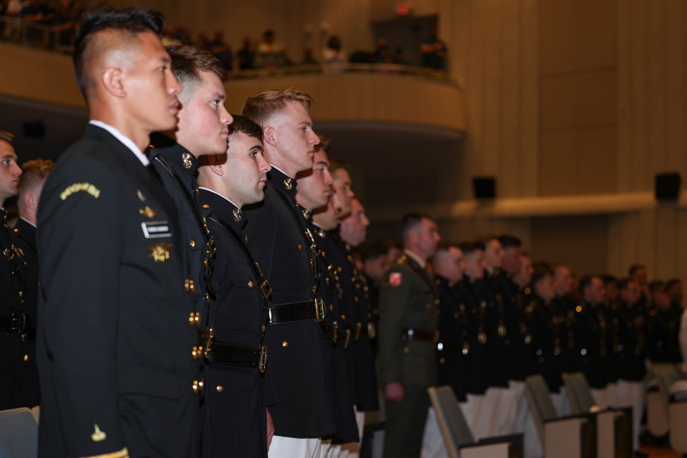 Officers graduate with Alpha Company, TBS