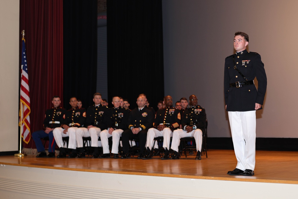 Officers graduate with Alpha Company, TBS