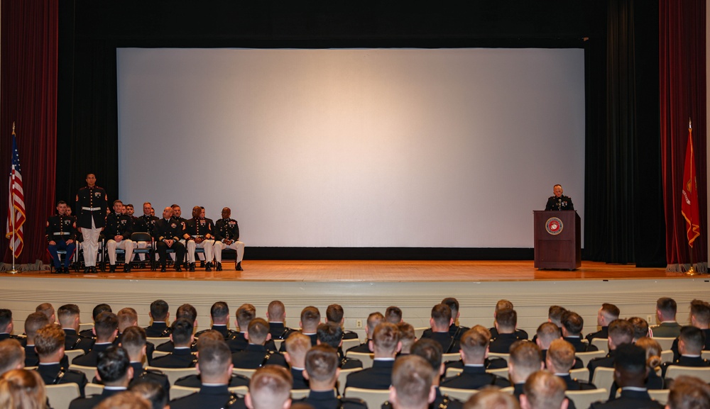 Officers graduate with Alpha Company, TBS