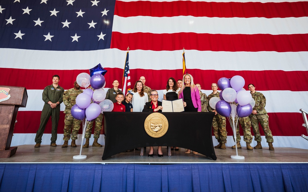 Gov. Hobbs visits Luke AFB to support military children