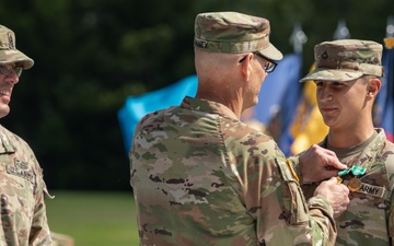 Soldiers attend the MRC, East and MRDC Best Leader Competitions award ceremony