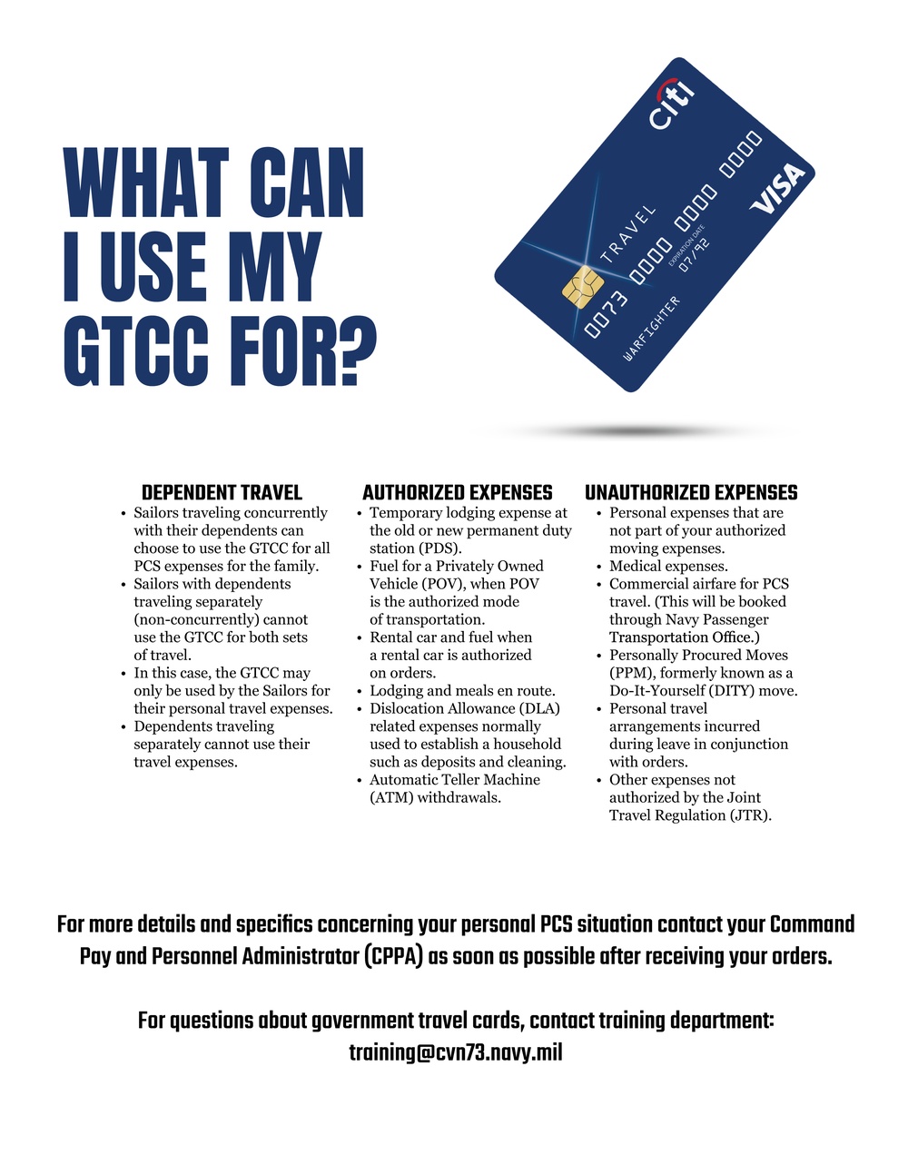 Government Travel Card Infographic