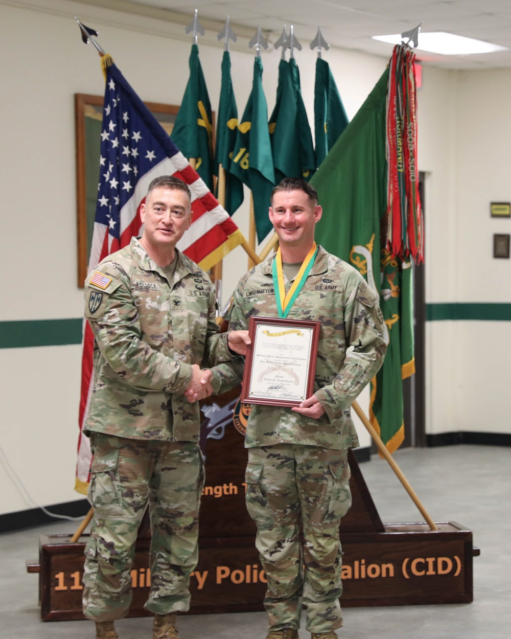 11th Military Police Battalion (CID) Relinquishment of Command Ceremony