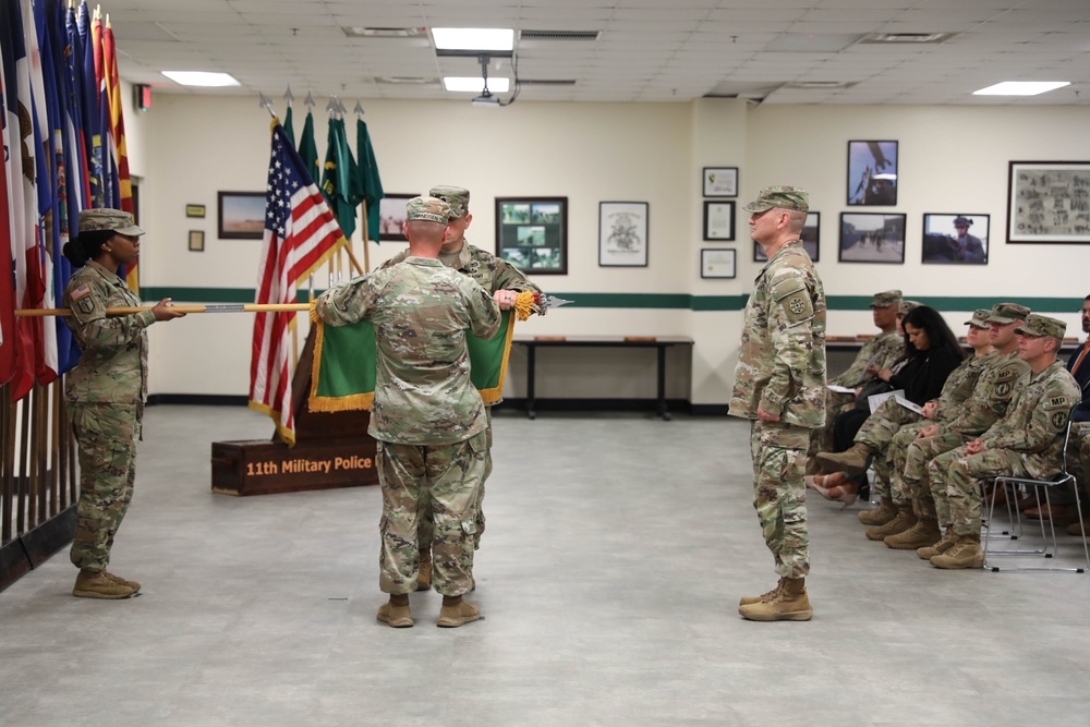 11th Military Police Battalion (CID) Relinquishment of Command Ceremony