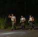 Competitors conduct Fuerzas Comando 24 Night Ruck March