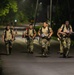 Competitors conduct Fuerzas Comando 24 Night Ruck March
