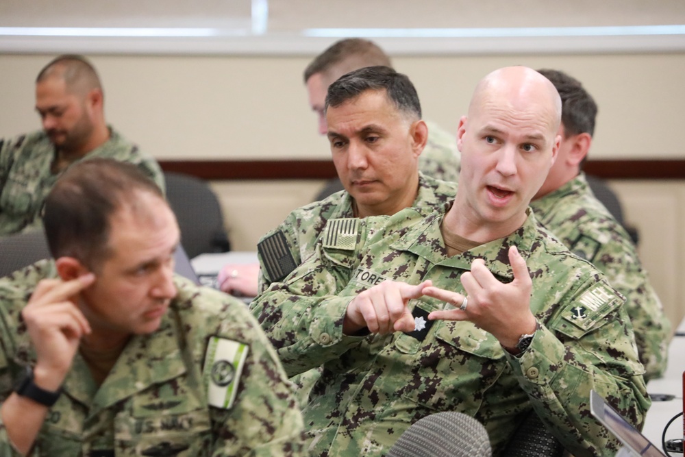 Expeditionary medical planners collaborate on developing FY 25 training and support schedule