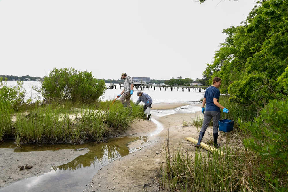 NAVFAC Atlantic Champions Chesapeake Bay Preservation at Lafayette River Annex Cleanup