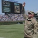 Combat veteran honored by Chicago Cubs during military salute