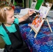 Walter Reed's Behavioral Health Team Host Paint and Chat event