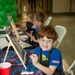 Walter Reed's Behavioral Health Team Host Paint and Chat event