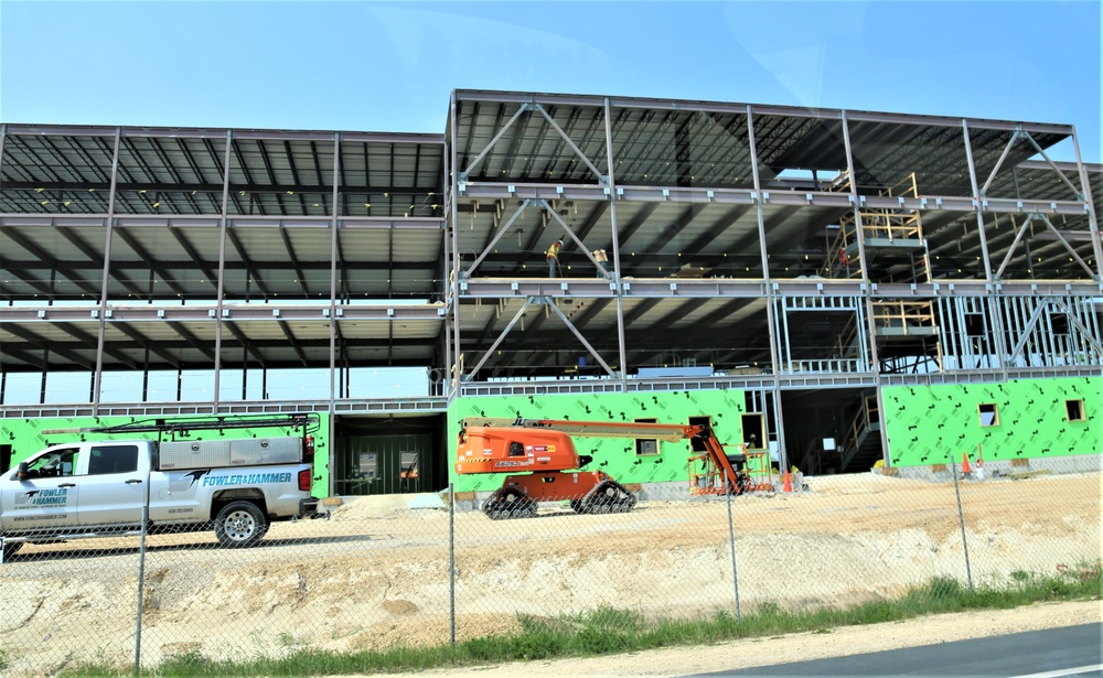 May 2024 barracks construction operations at Fort McCoy