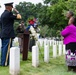 A Remembrance Service is Held for Silver Star Recipient U.S. Army Spc. 5 Calvin Bouknight in Section 38