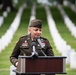 A Remembrance Service is Held for Silver Star Recipient U.S. Army Spc. 5 Calvin Bouknight in Section 38