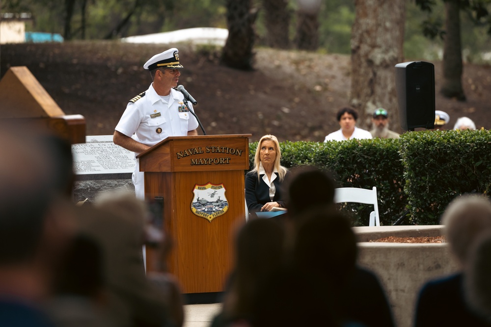 Naval Station Mayport Holds 37th Annual Memorial for the USS Stark (FFG 31)