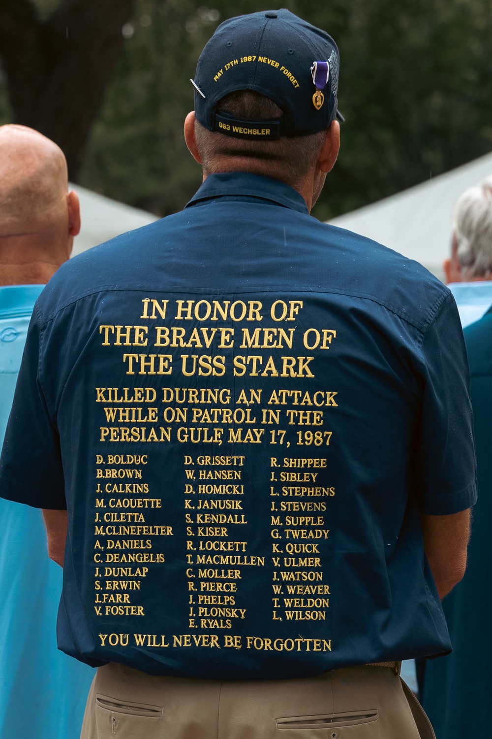 Naval Station Mayport Holds 37th Annual Memorial for the USS Stark (FFG 31)