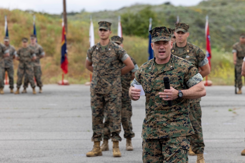 1st Intelligence Battalion change of command ceremony